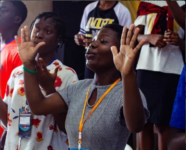 Worship session